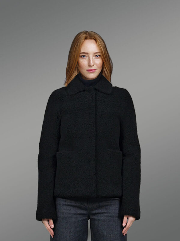 Mouton Sheepskin Coat for an All-Time Elegant Look