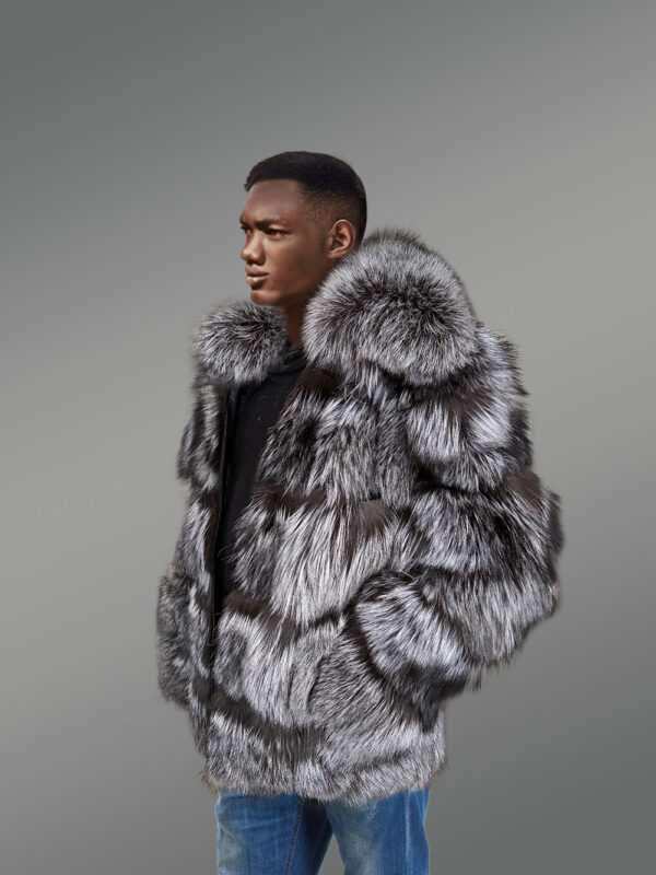 Mens Bomber Fox Fur Jacket for Absolute Protection in Winter - Image 6