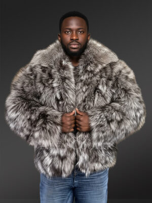 Silver Fox Bomber Jacket to Look Cool and Stay Warm