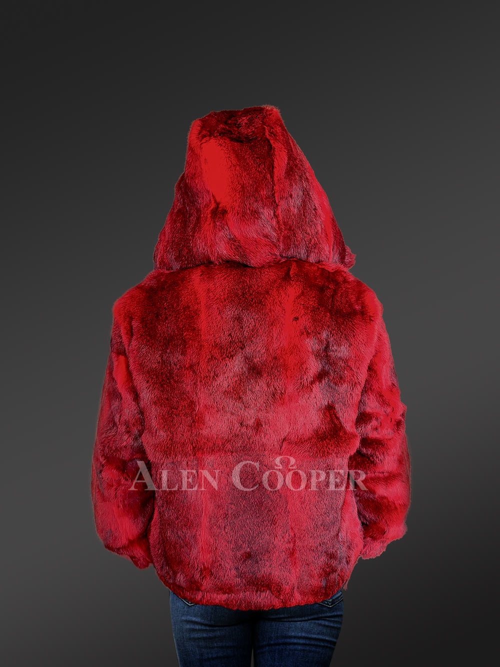 Womens Rabbit Bomber Jacket to Look Bright and Beautiful - Image 4