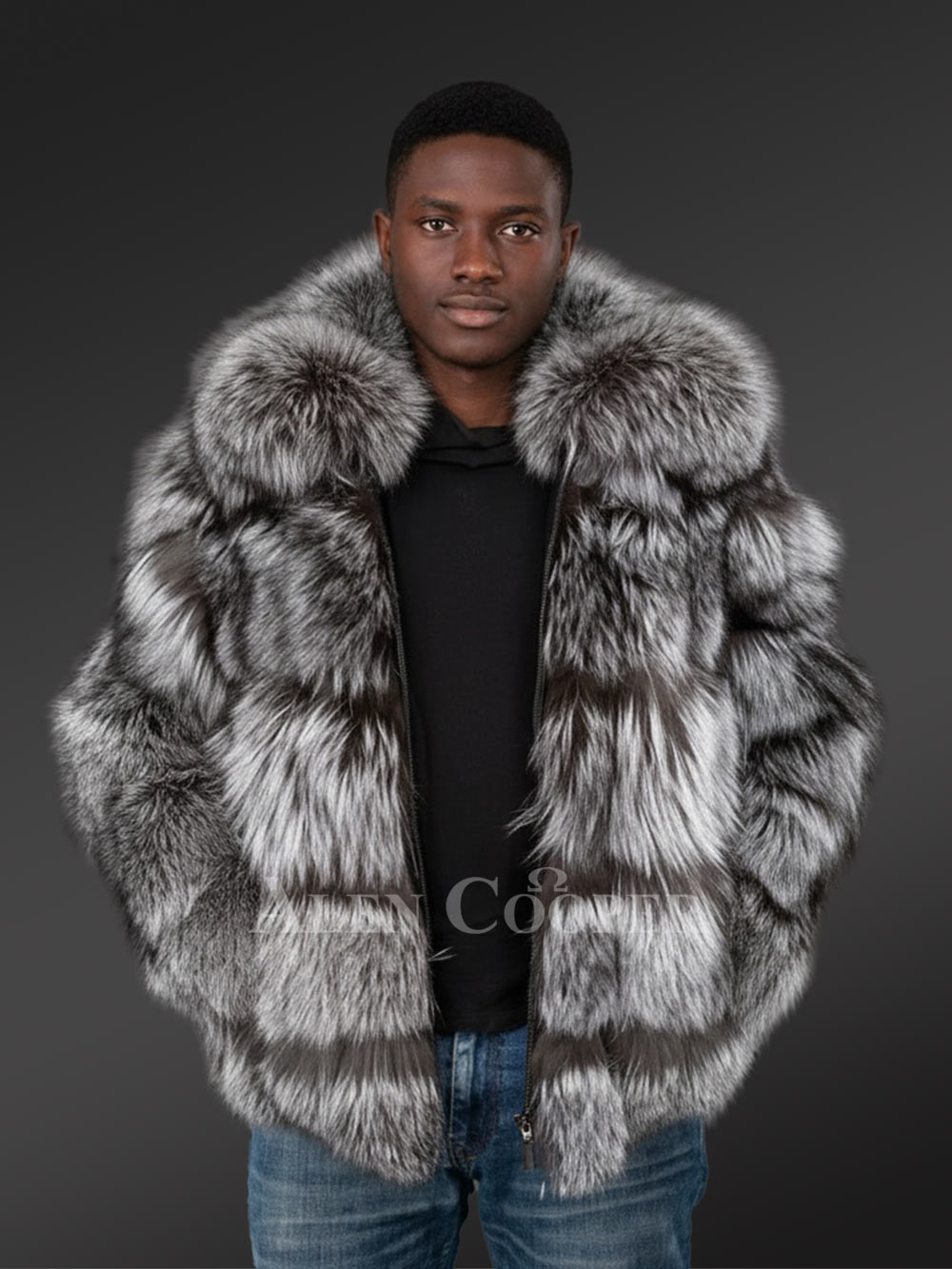 Bomber Fox Fur Jacket for Absolute Protection in Winter