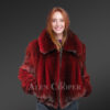 Women’s Fullskin Mink Bomber Jacket