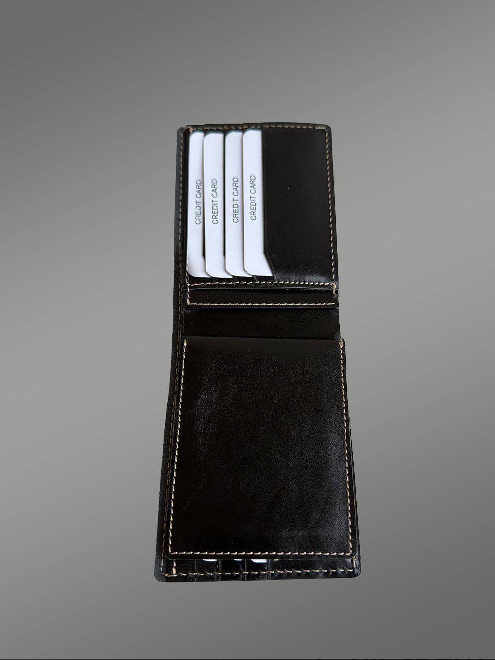 Black Bi-Fold Leather Wallet for Your Perpetual Functionality - Image 8