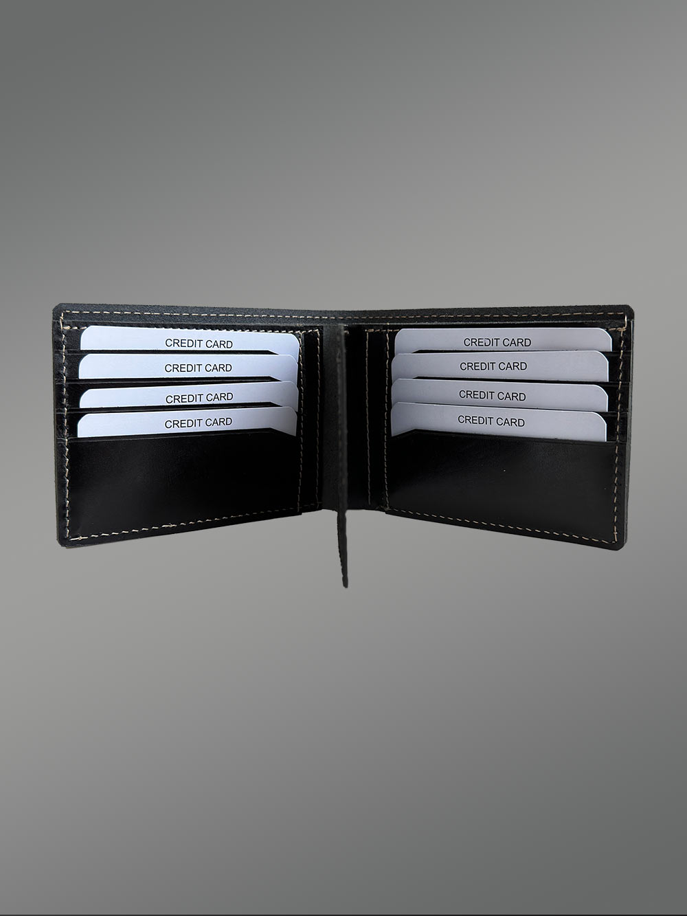 Black Bi-Fold Leather Wallet for Your Perpetual Functionality - Image 6