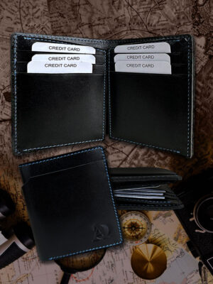 Mens Black Leather Wallet – Carry Essentials in Style