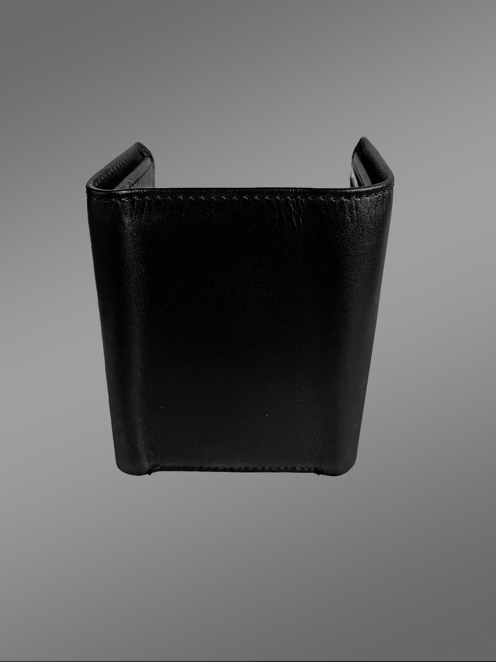Black Trifold Leather Wallet - The Interminable Functional Accessory - Image 4