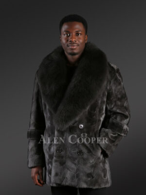 Mens Mink Pea Coat – Enjoy the Comfort & Elegance of Natural Fur