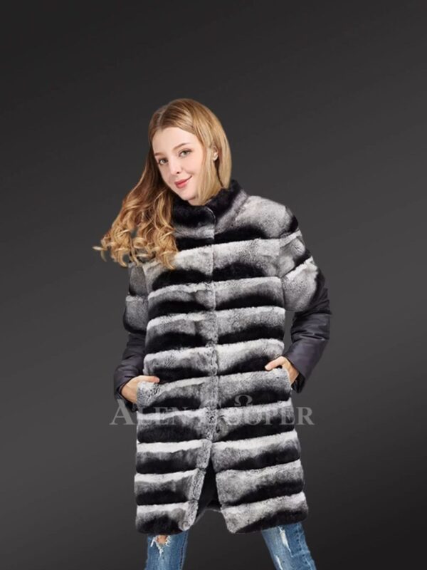 Real Chinchila Fur Vest for Women