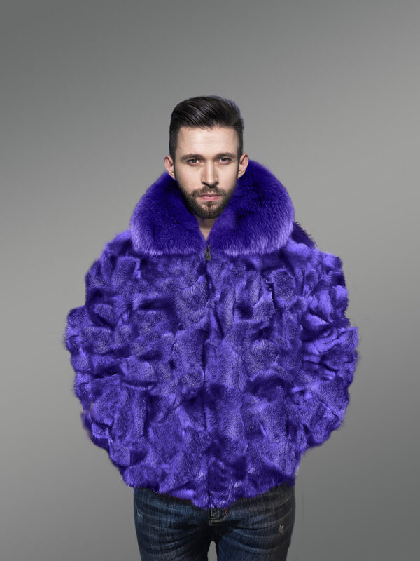 Men Jacket in Fox Fur