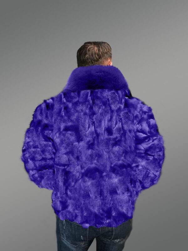 Men Jacket in Fox Fur