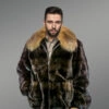 Mink Jacket with Raccoon