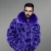 Men Jacket in Fox Fur