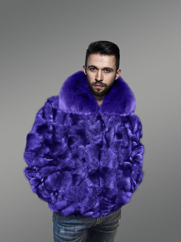 Men Jacket in Fox Fur