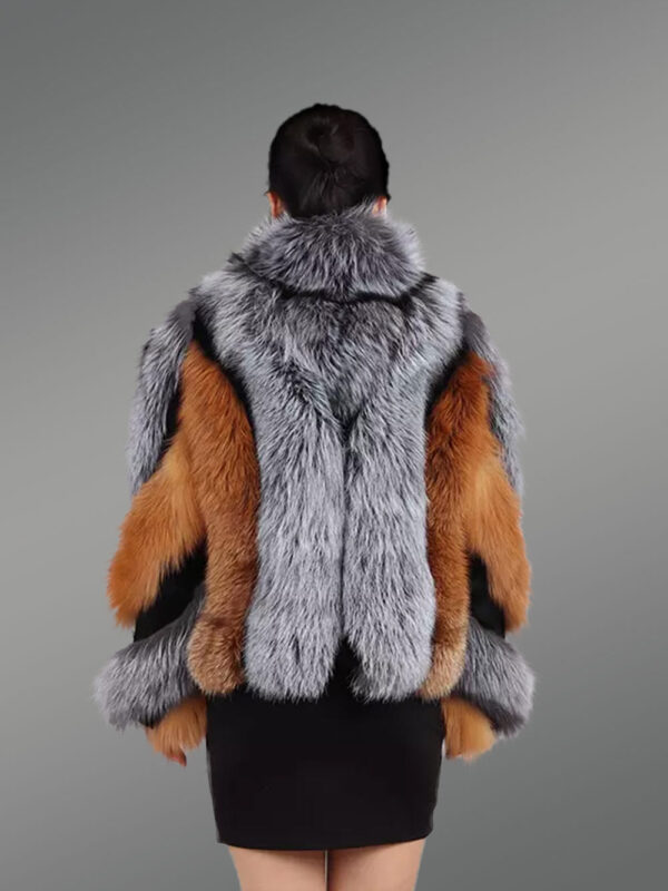 Womens Fox Fur Bomber Jacket for Maximum Style and Warmth - Image 2