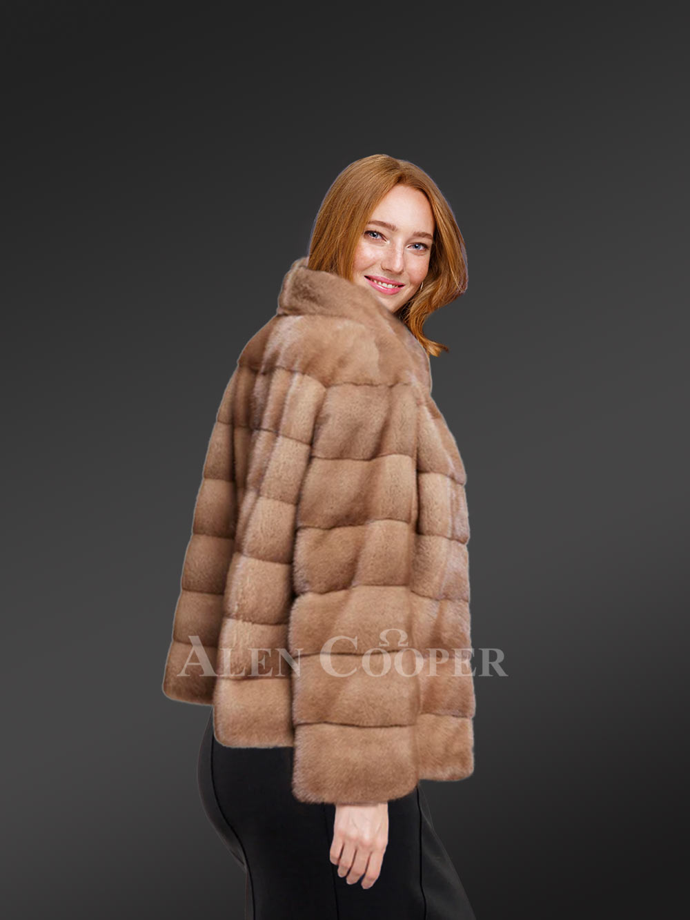 Womens Short Mink Fur Jacket – Trendy Looks with Optimum Comfort - Image 2