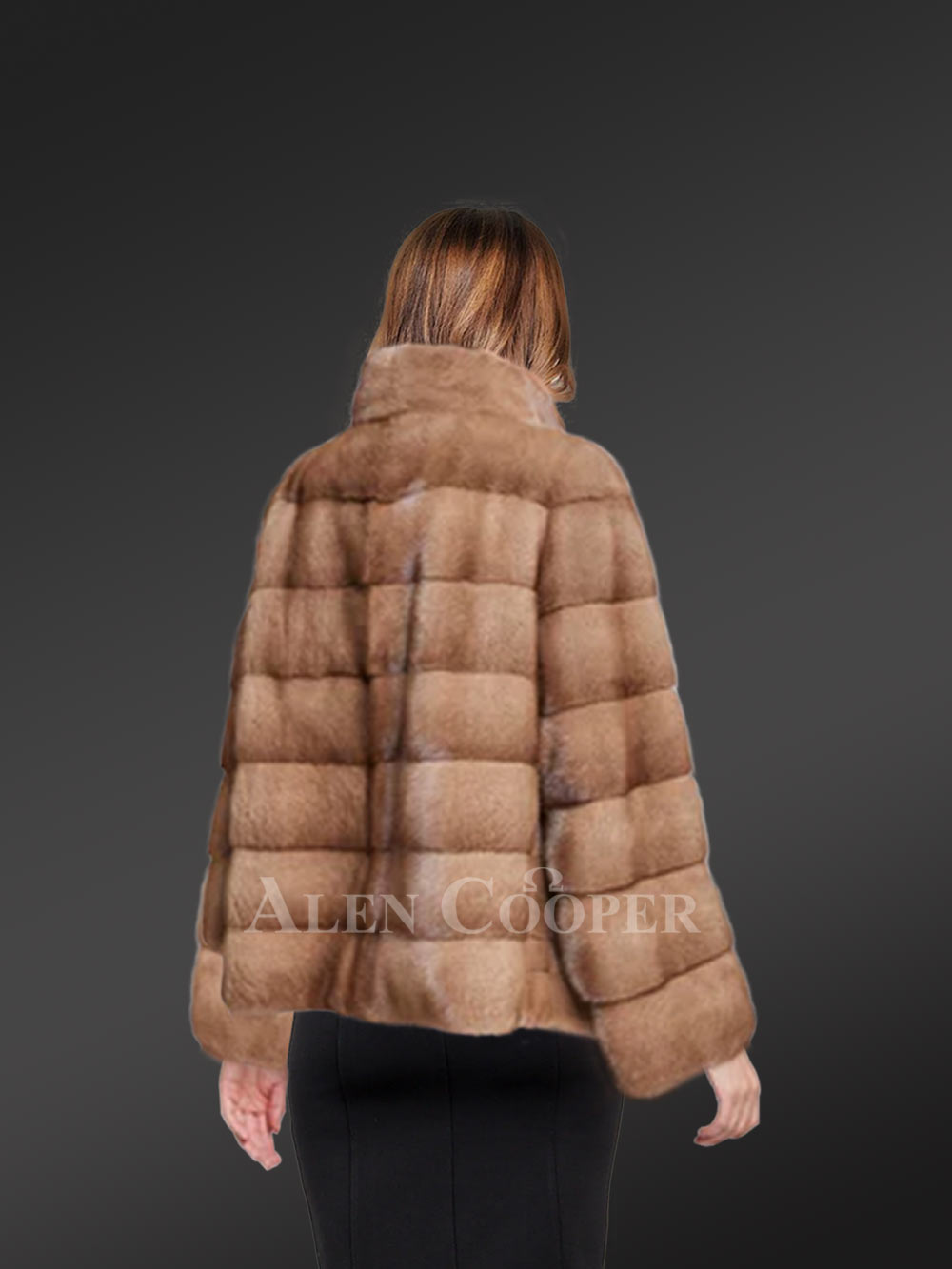Womens Short Mink Fur Jacket – Trendy Looks with Optimum Comfort - Image 4