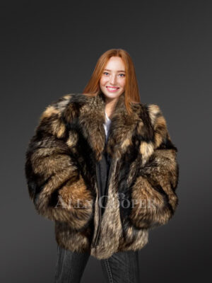 Womens Raccoon Bomber Jacket – Extraordinary Looks With Comforting Feel