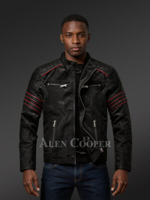 Black Matte Finish Leather Jacket – Testament of Refined Craftsmanship