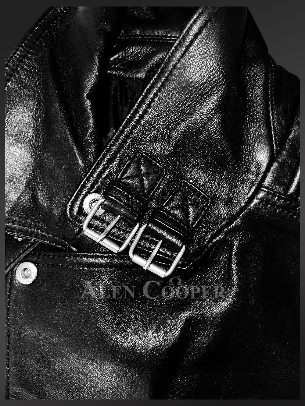 Men’s Dual Color Leather Jacket with a Majestic Warm Feel - Image 11