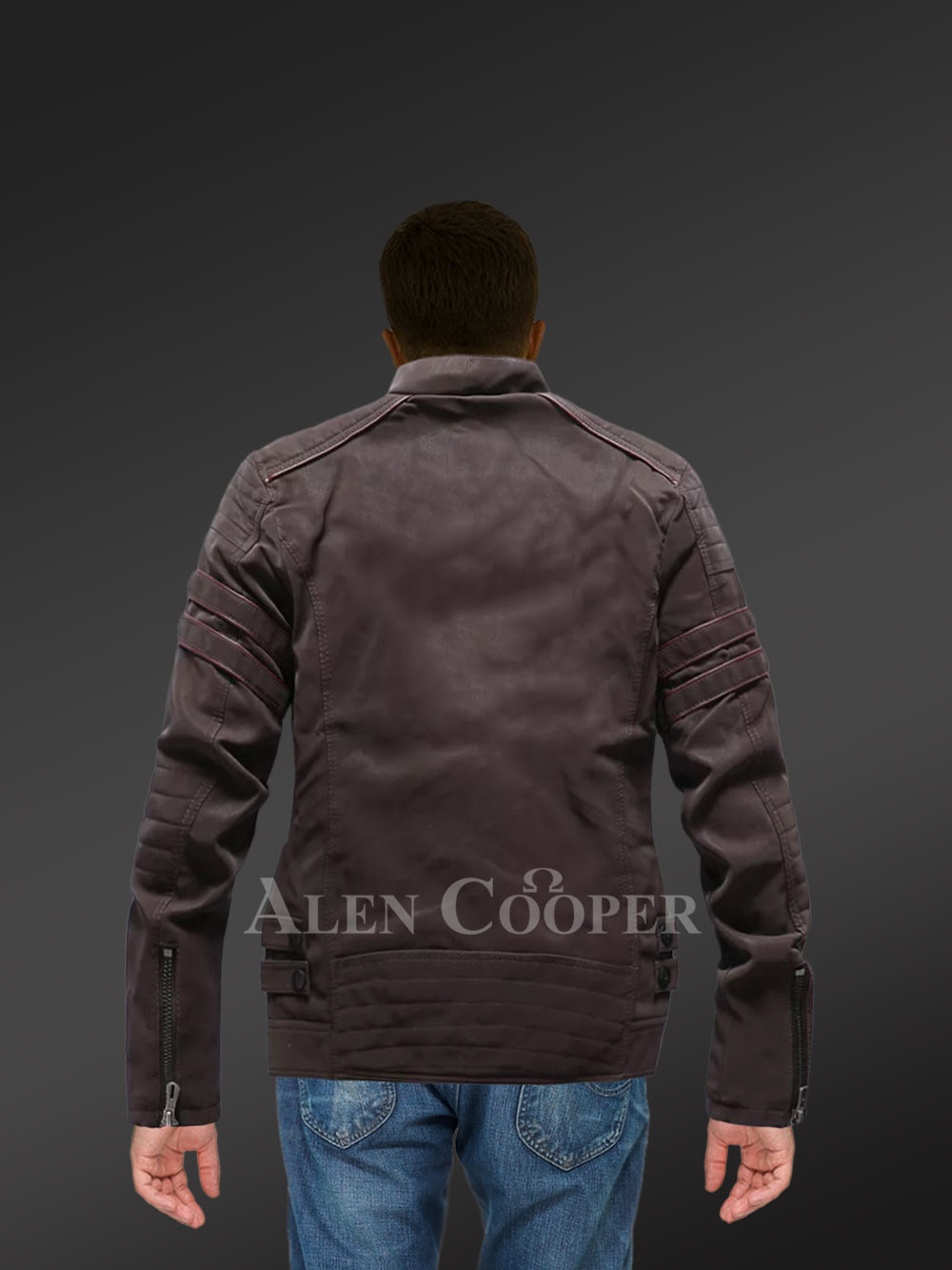 Mens Brown Matt Leather Jacket – Elegant Outfit Ensuring Absolute Comfort - Image 4