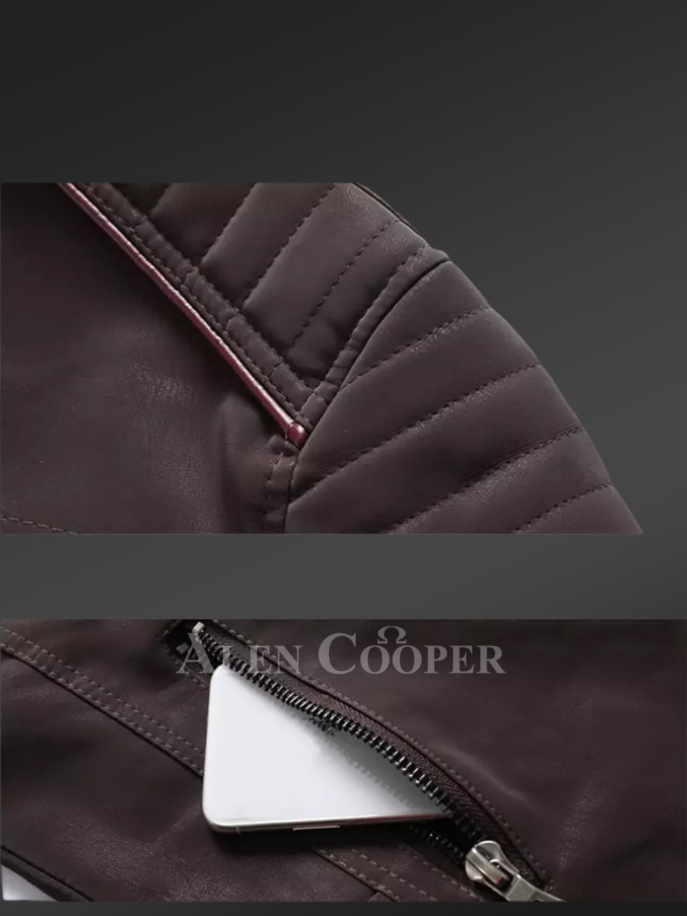 Mens Brown Matt Leather Jacket – Elegant Outfit Ensuring Absolute Comfort - Image 7