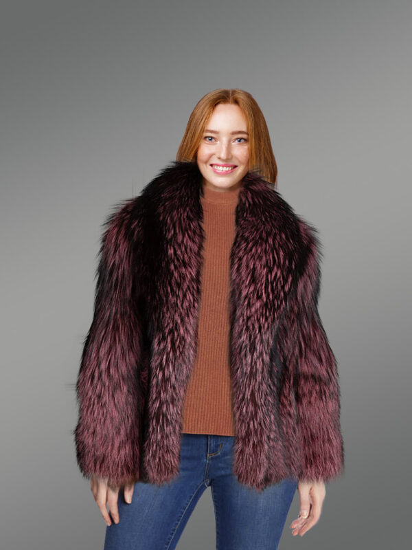 Silver Fox Fur Dyed Jacket – An Absolute Swanky Warm Wear