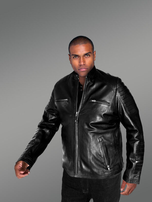 Men’s Leather Jacket with Zipper Accents – An Absolute Thermal Outerwear - Image 6