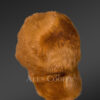 Mens Tan Rabbit Fur Baseball Hat (5)