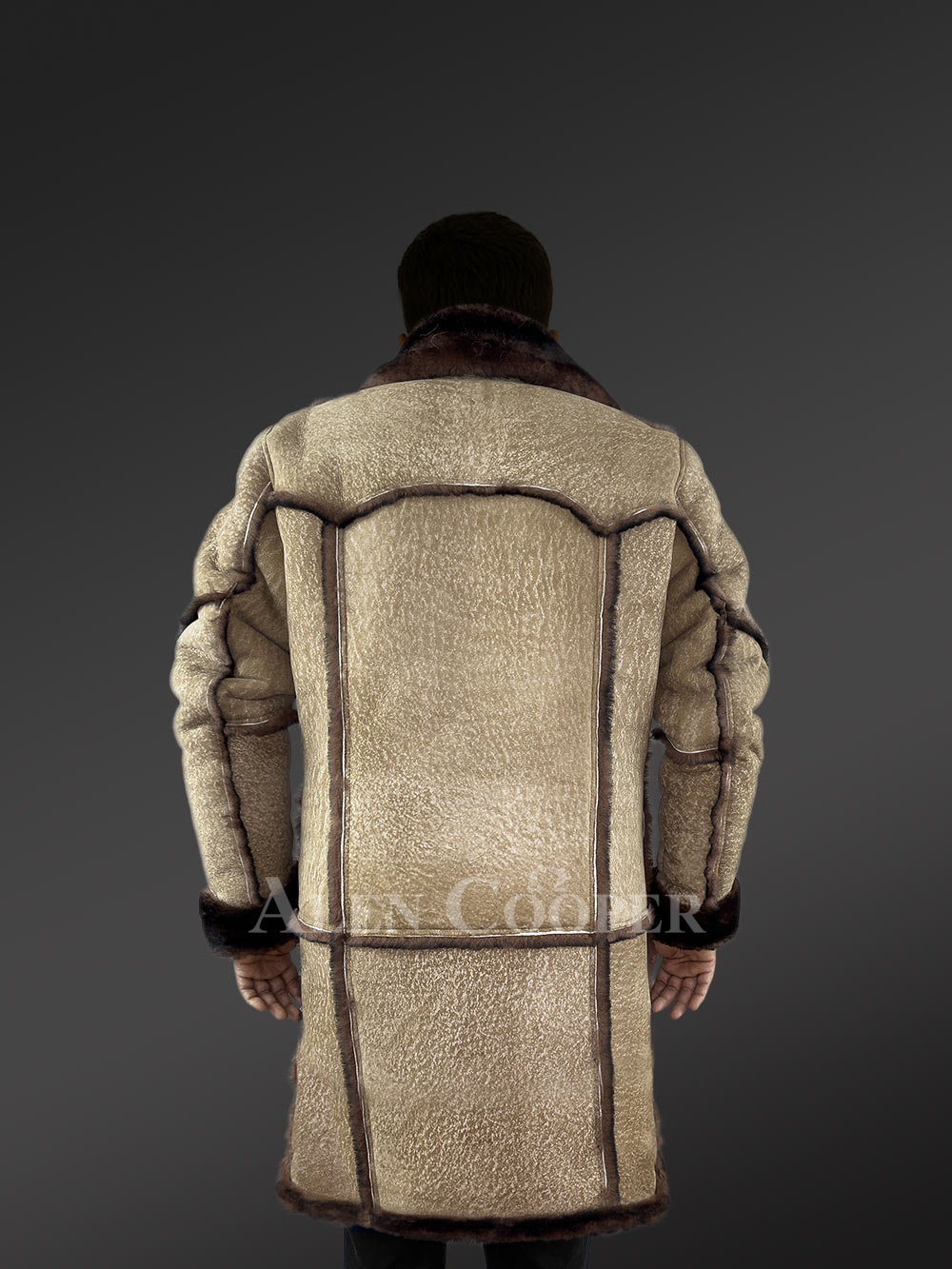 Men's 80's Classic Shearling Coat - Image 7