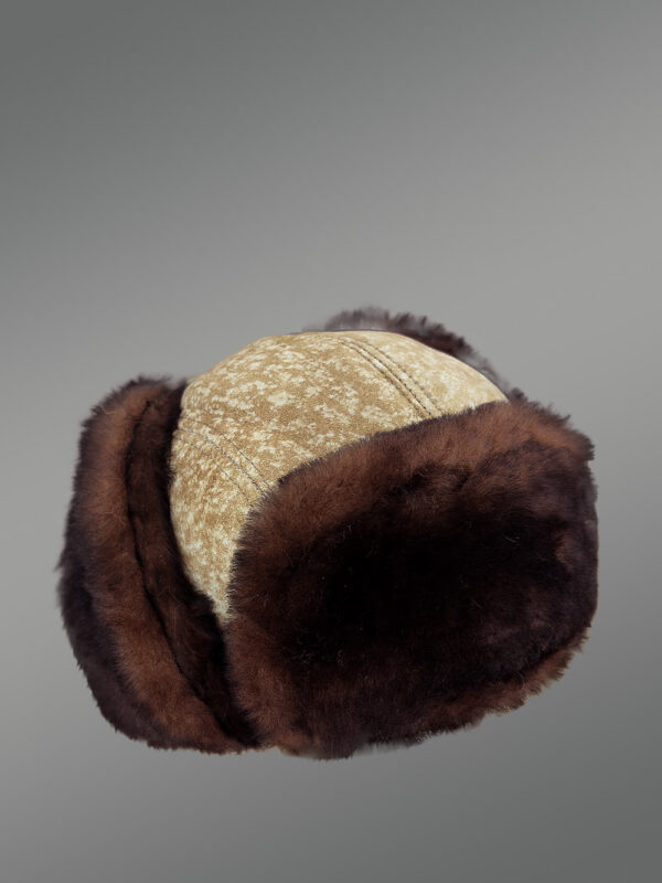 Mens Shearling Hat with Ear Flaps – Embrace the Warmth with High-Fashion Looks - Image 5