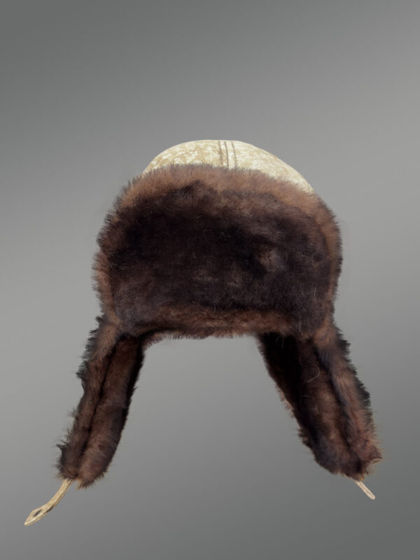 Mens Shearling Hat with Ear Flaps – Embrace the Warmth with High-Fashion Looks - Image 2