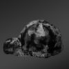 Black Mink Fur Baseball Hat (1)