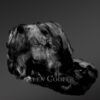 Black Mink Fur Baseball Hat (2)