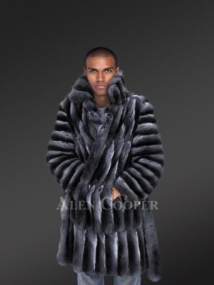 Mens Long Chinchilla Fur Coat – Masterpiece of Expert Craftsmanship