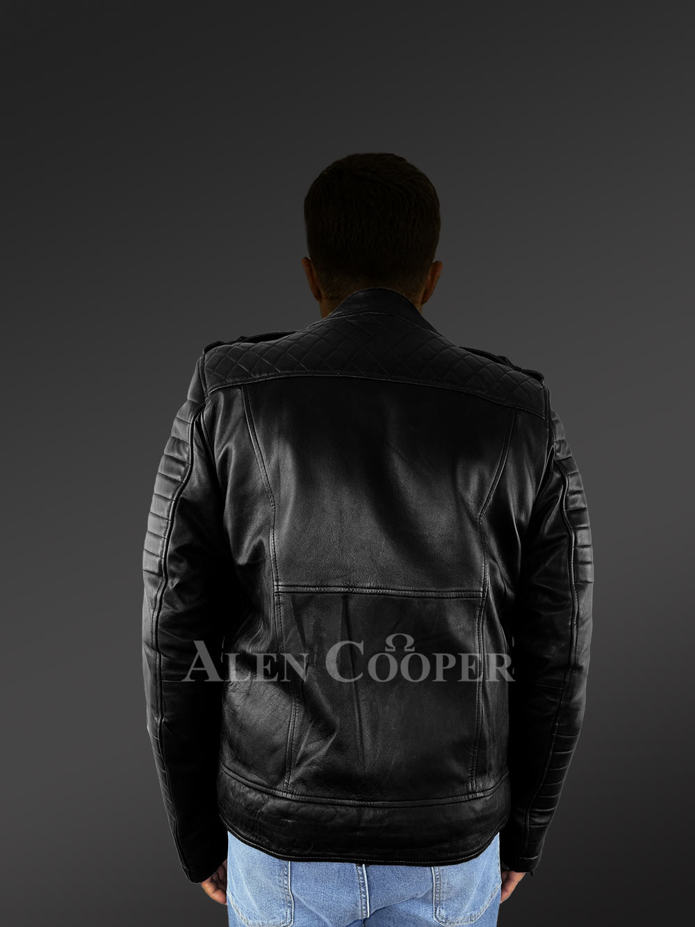 Mens Everyday Wear Leather Biker Jacket with Comfy Warmth and Swag - Image 6