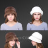 Stylish Classic Mink Bucket Hat