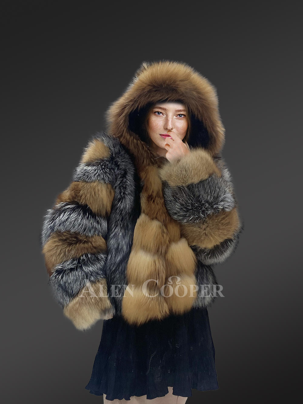 Women’s Combo Fox Jacket - Image 2