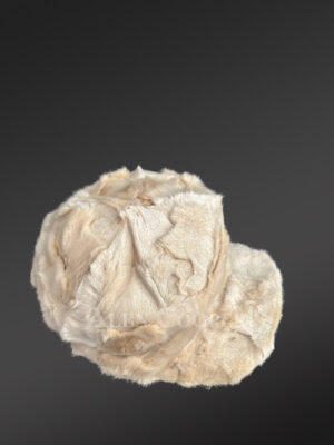 Mens Beige Mink Fur Hat–Unparalleled Warmth in Refined Style