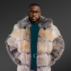 Men’s Luxurious Golden Island Fox Jacket (10)