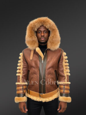 Men’s Vintage Shearling B3 Bomber Jacket