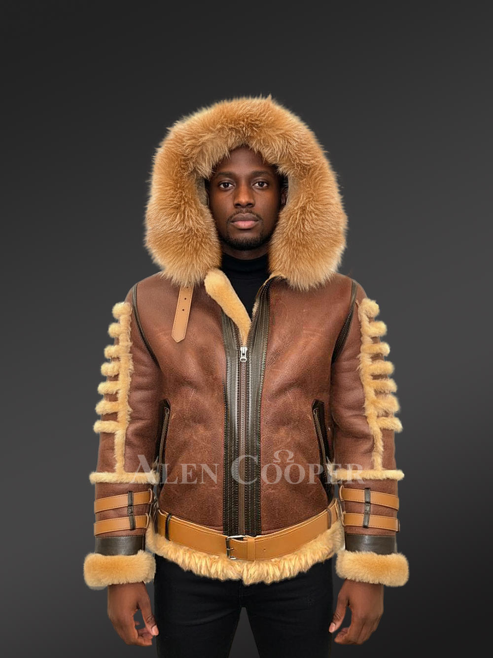 Men’s Vintage Shearling B3 Bomber Jacket