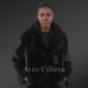 Women’s Fullskin Blackglama Mink Dressy Blazer Coat